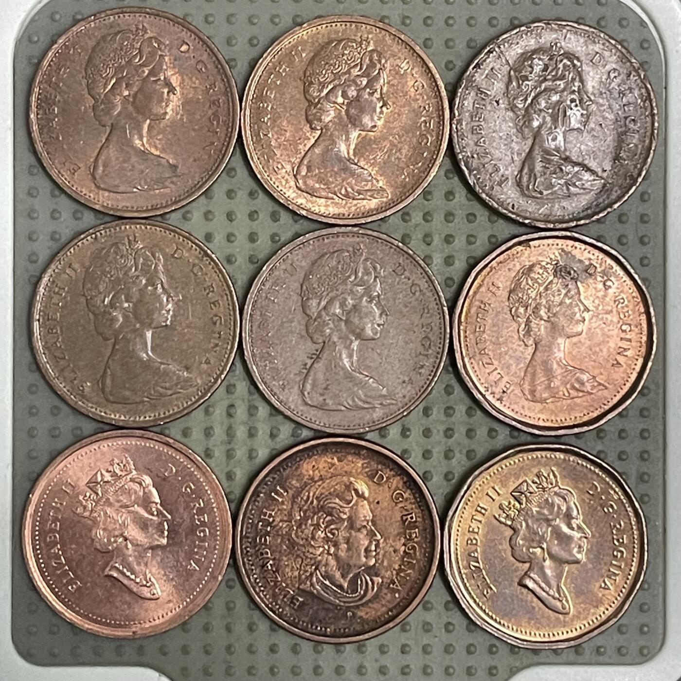 2026年第36场各国散币拍卖（总第186场） 加拿大1分9枚