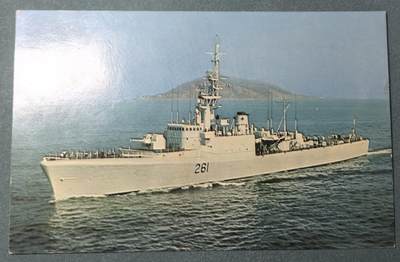 盛世勋华——号角文化勋章邮票专场拍卖第309期 - 冷战时期军舰专题明信片 加拿大海军麦肯齐号驱逐舰 (DDE-261)