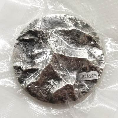 博洋堂世界钱币拍卖第165期（全场包邮） - 喀麦隆2021年2000中非法郎仿古立体银币 珠穆朗玛峰8848.86m 2盎司999银 发行量：333 盒证全