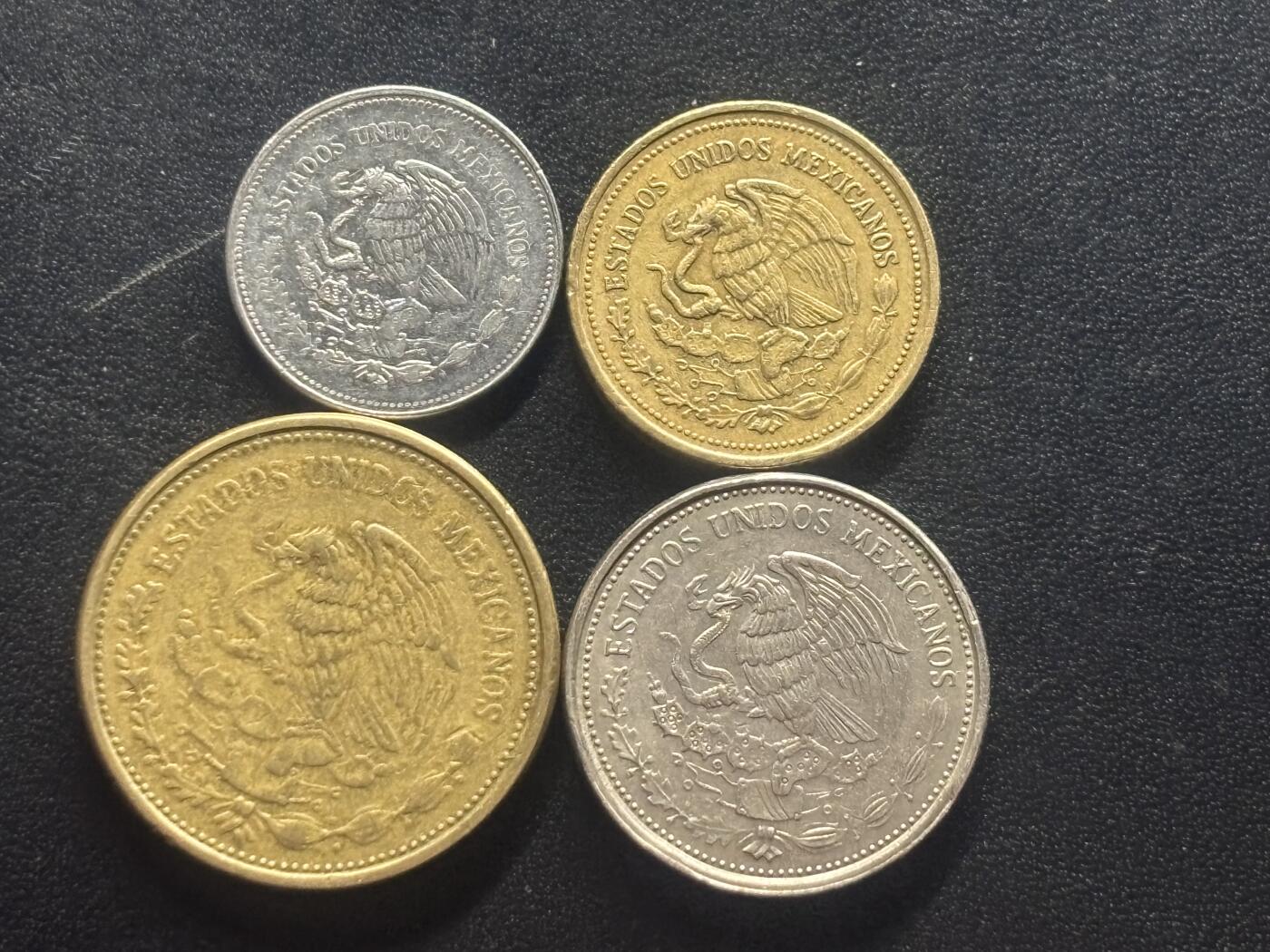 邮泉阁限时拍卖第四十三场（硬币在国外。请付邮费6元。） 墨西哥4枚