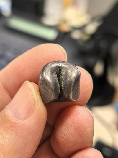 博洋堂世界钱币拍卖第165期（全场包邮） - 泰国18世纪子弹银屁股锭 1泰铢 15.5g 收藏级