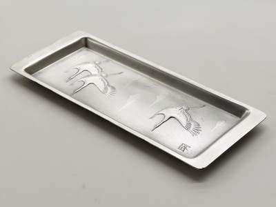 博洋堂世界钱币拍卖第165期（全场包邮） - 日本盘子（材料未知）23X9.6cm 256g