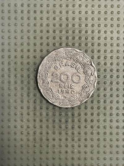 2026年第36场各国散币拍卖（总第186场） - 巴西1940年200瑞斯