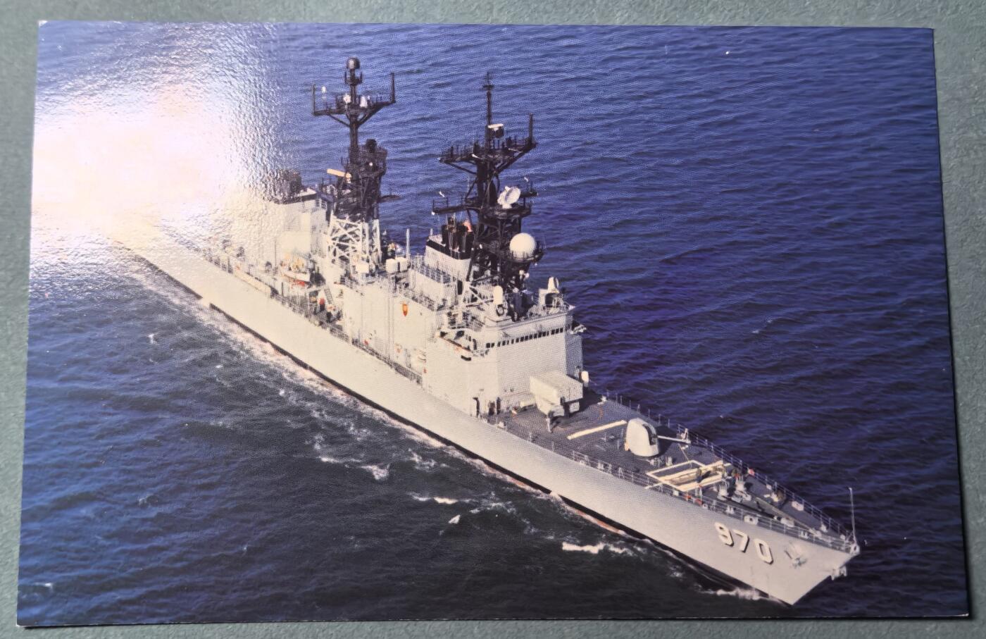 盛世勋华——号角文化勋章邮票专场拍卖第309期 美国冷战时期军舰专题明信片 卡隆号驱逐舰 (DD-970)