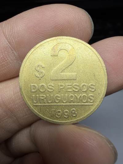 2026年集古藏今外币拍卖第三期-第6场—（总第316拍），可以寄存60天，满160元包邮。 - 1998年乌拉圭2比索