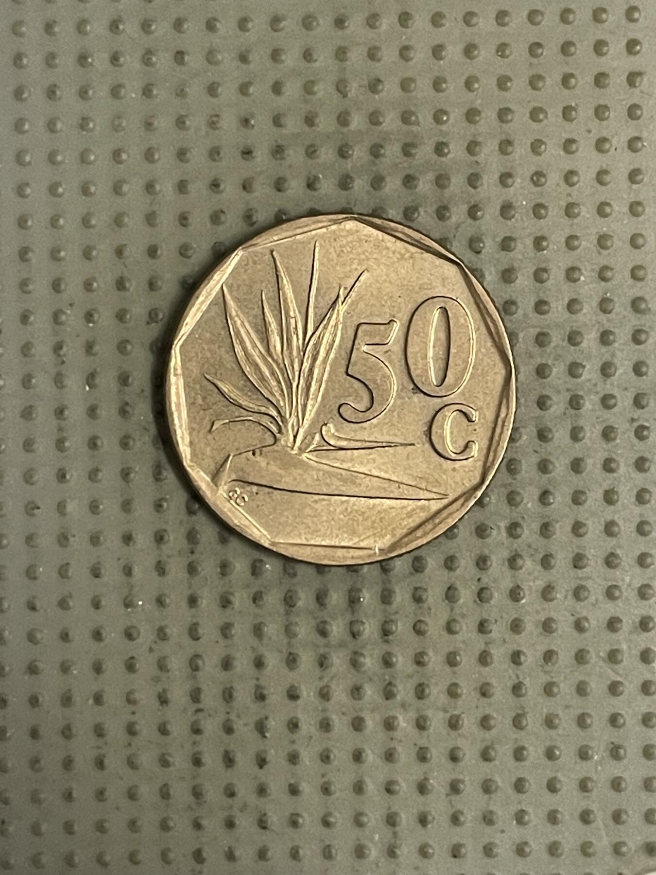 2026年第36场各国散币拍卖（总第186场） 南非1991年50分