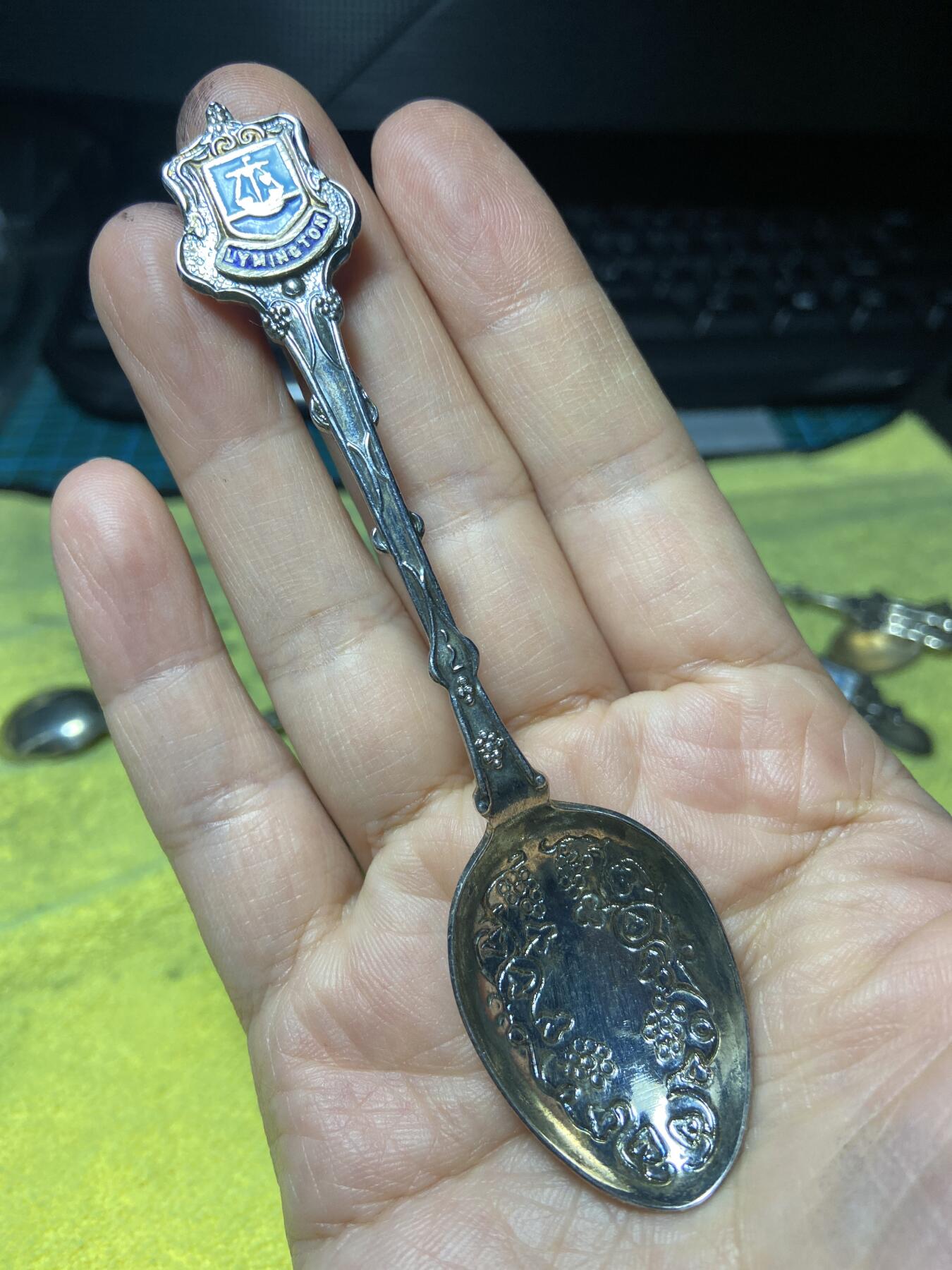 2026年第三十七场(总第二百零六场）德紧纸币特拍场(佣金3%，最低1元) 英国🇬🇧汉普郡新森林区的滨海小镇莱明顿主题艺术镀银勺