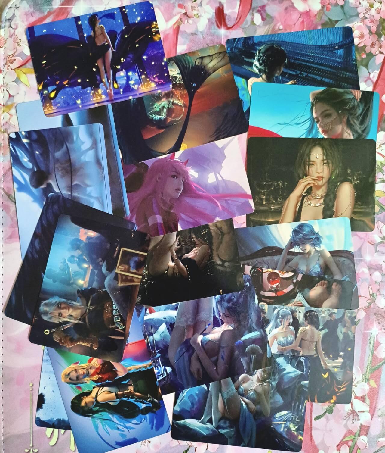 龙虎卡牌-七九场（满200元包邮，无佣金，每周六结拍，欢迎送拍） 燎原 早期鬼刀小套卡（金边）