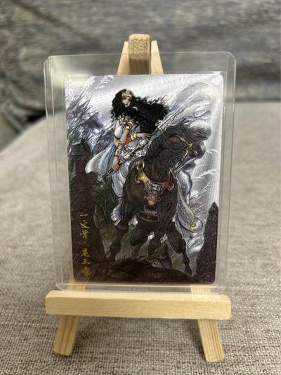 喜灰玩卡拍卖第五期，接拍品0佣金，欢迎送拍，释放现金流，让自己有资金可以购买更多喜欢的卡牌，让别的卡友能淘到更多心仪的卡牌 - 【尾编】卡德曼 谷粒老师绘 扈三娘82B 限编300/300编