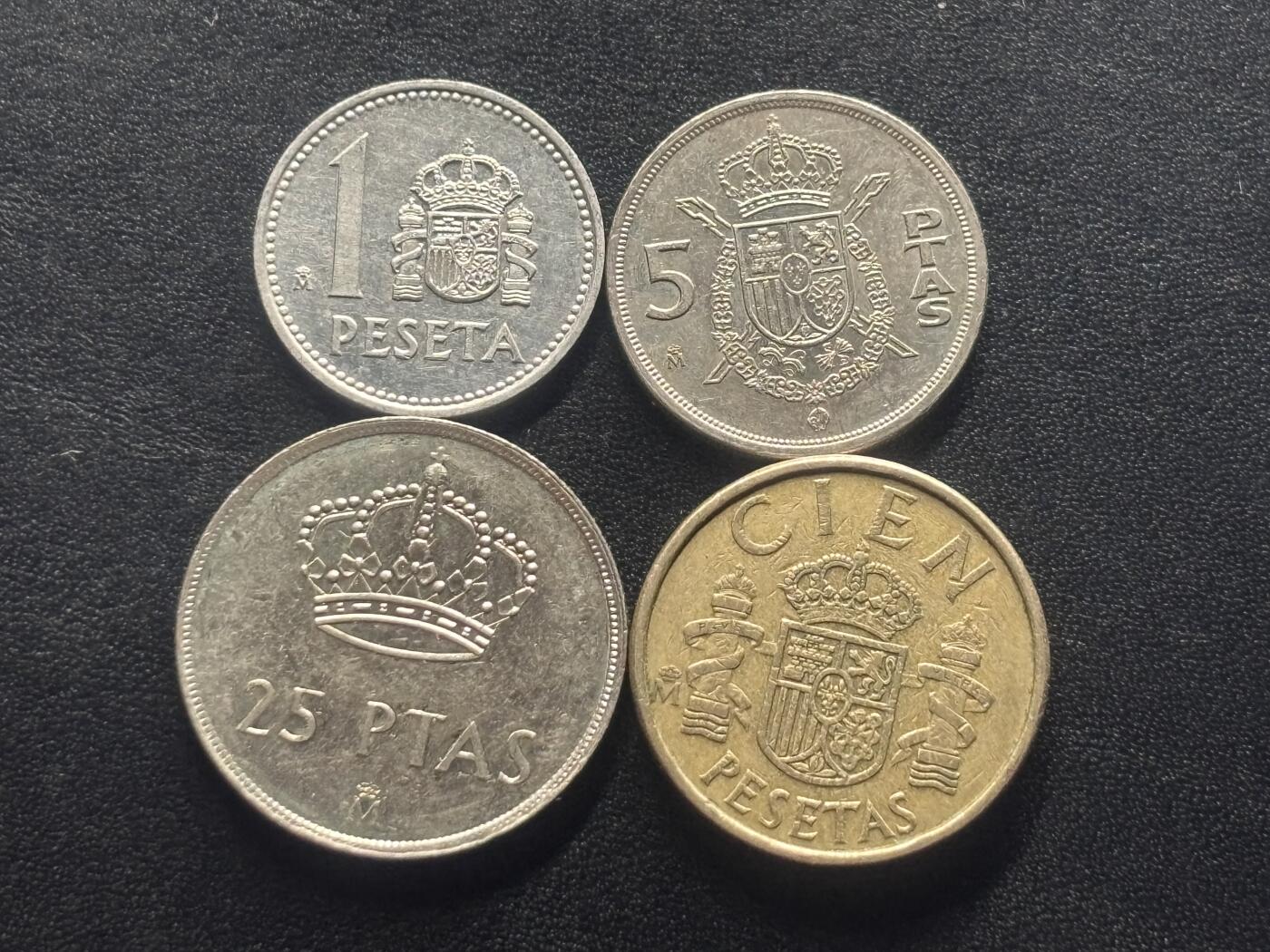 邮泉阁限时拍卖第四十三场（硬币在国外。请付邮费6元。） 西班牙4枚