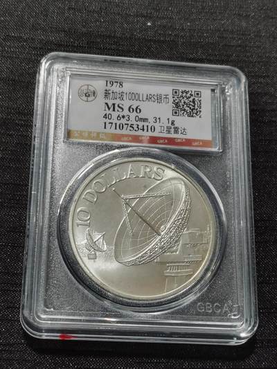 天下钱庄专场欢迎参拍 - 新加坡10元银币