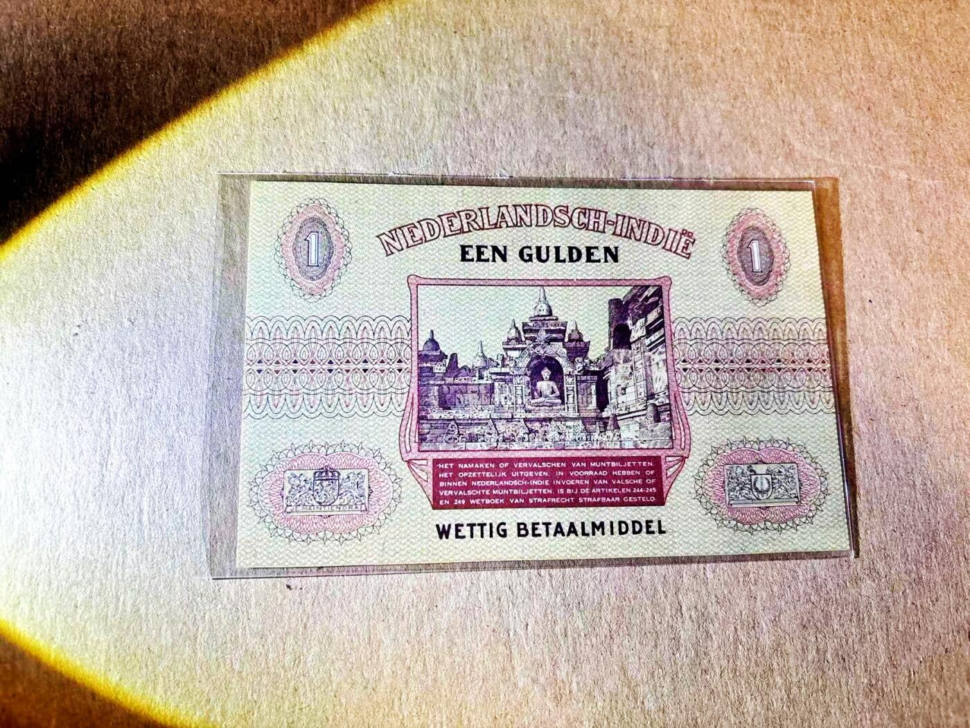 【Blue Auction】世界纸币精拍第797期——18级TOP拍卖/信誉/品质/专业/高效💫 荷属东印度 1940年1盾 全新UNC