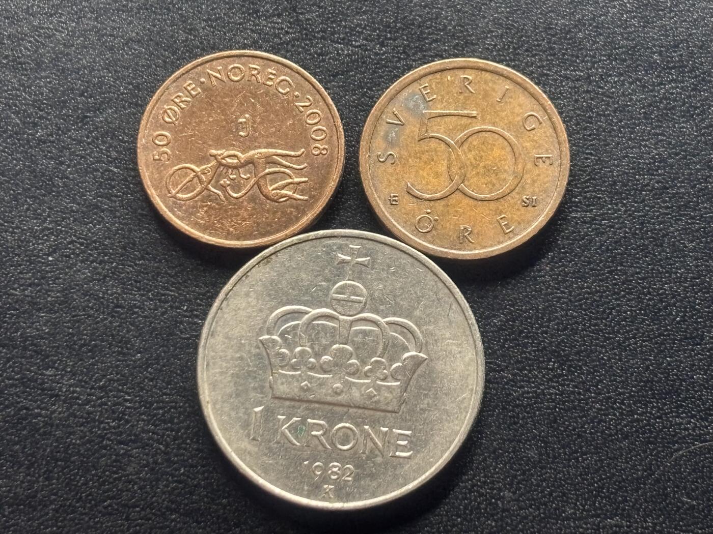 邮泉阁限时拍卖第四十三场（硬币在国外。请付邮费6元。） 挪威3枚