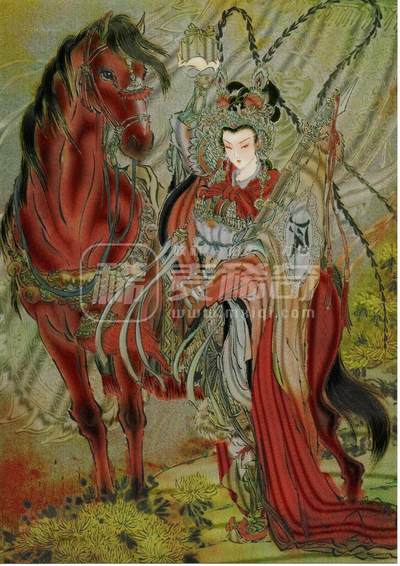 NO.27 好又多金牌大场，每周一站式配齐，方便凑单！（周6晚9点截拍，卖家送拍0抽成！） - 【221/300编】焱卡文化 问道东方 彫仙 穆桂英A4大卡 正面折光工艺背面普卡工艺