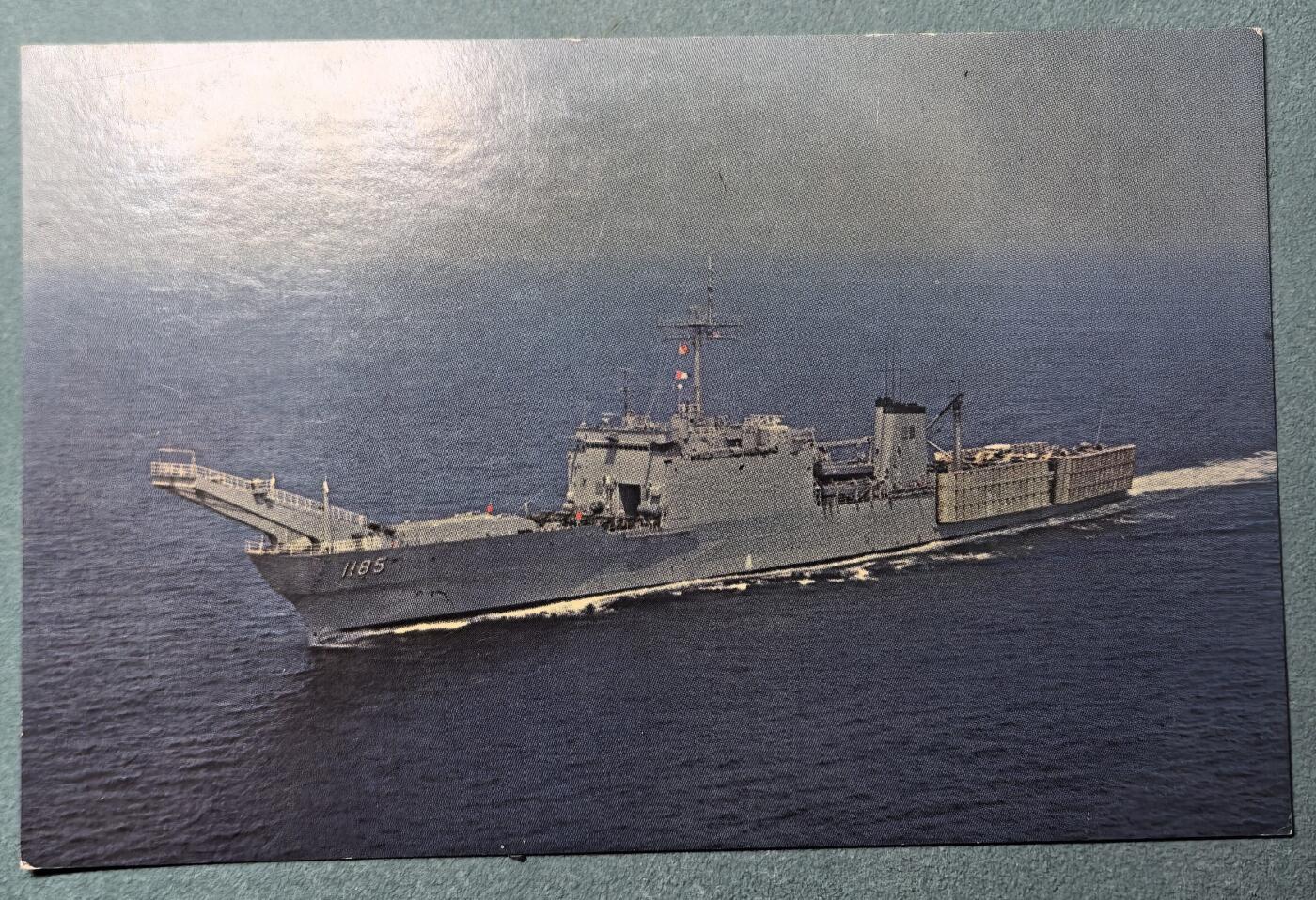 盛世勋华——号角文化勋章邮票专场拍卖第309期 美国冷战时期军舰专题明信片 斯克内克塔迪号 (LST-1185) 坦克登陆舰