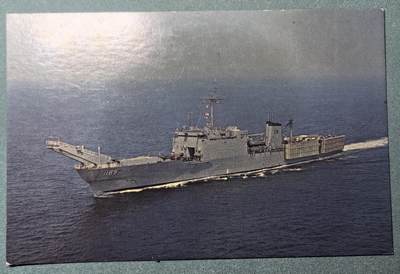 盛世勋华——号角文化勋章邮票专场拍卖第309期 - 美国冷战时期军舰专题明信片 斯克内克塔迪号 (LST-1185) 坦克登陆舰