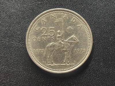 邮泉阁限时拍卖第四十三场（硬币在国外。请付邮费6元。） - 加拿大1973年25分纪念币
