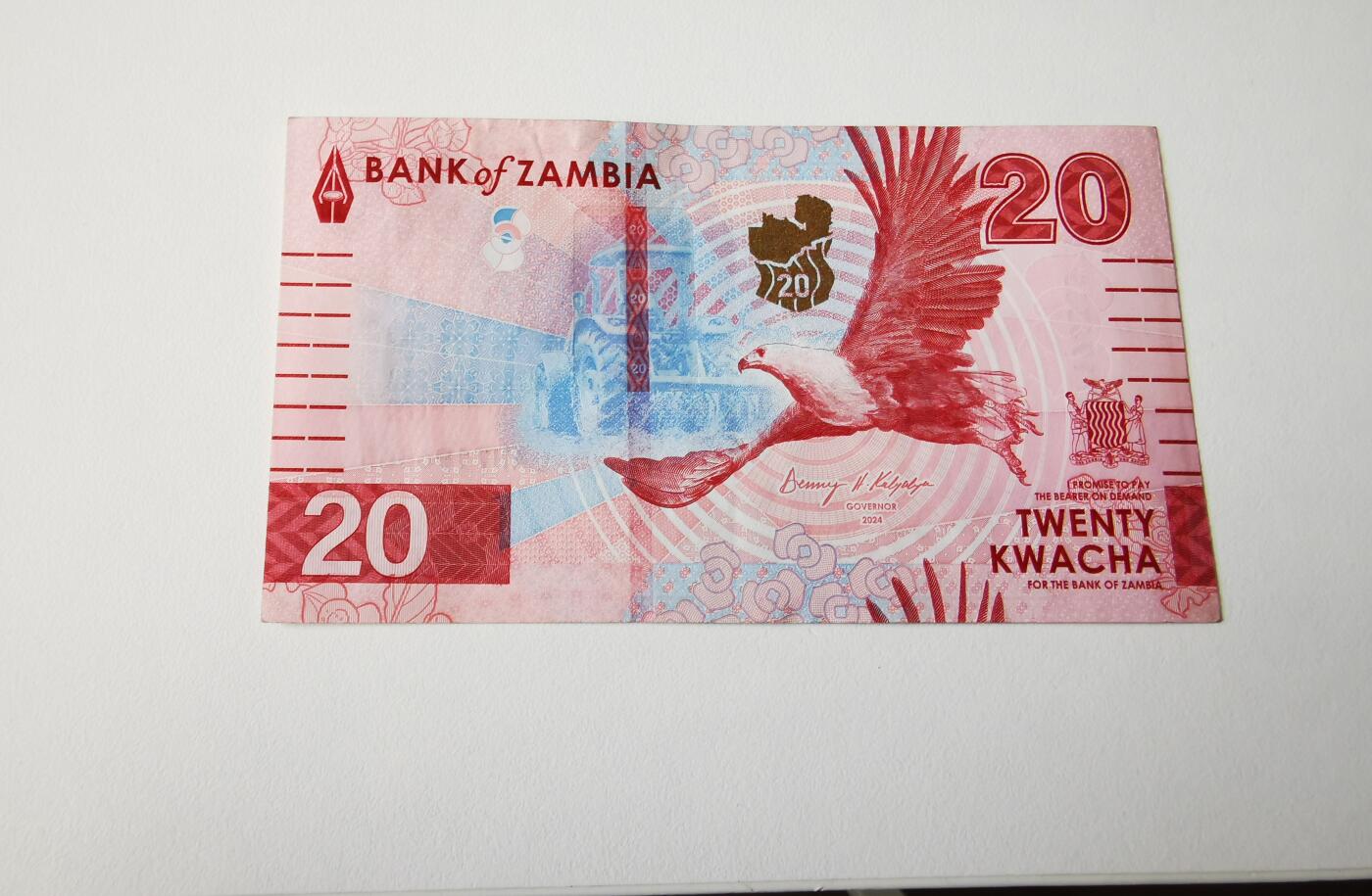 零零发流通品外国纸币拍卖 无佣金 赞比亚20