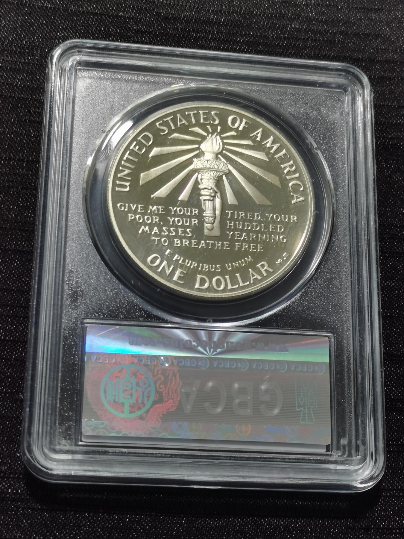 天下钱庄专场欢迎参拍 美国自由女神像一美元银币