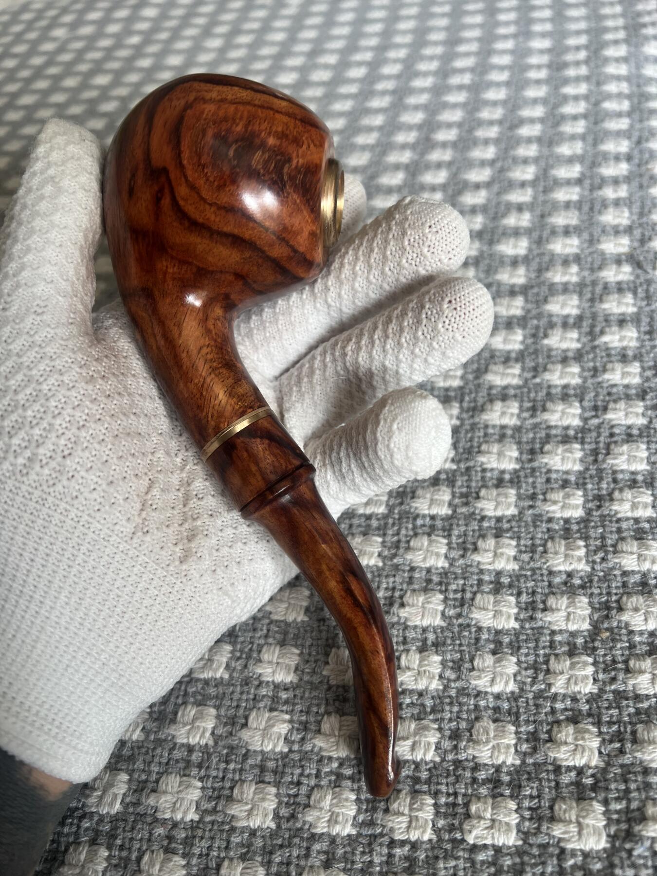 零元拍：海南黄花梨烟斗