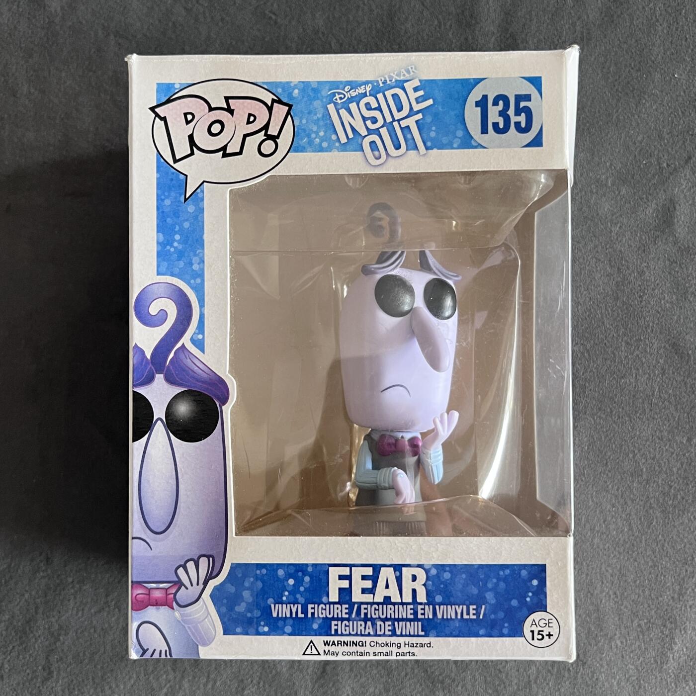 锦色铺子的潮玩第八期 🌸🌸🌸🌸 🌸🌸   迪士尼头脑特工队POP公仔 （怕怕） 包装略旧 介意勿拍