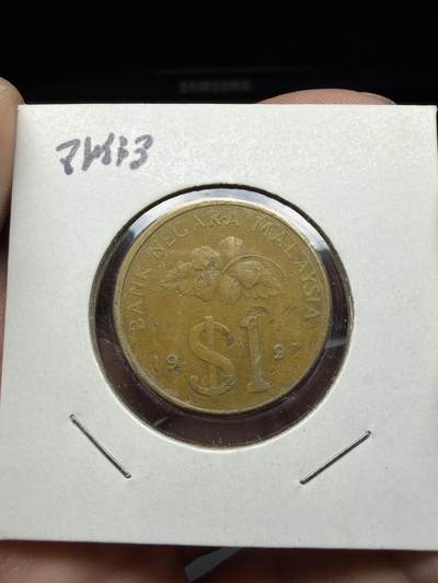 2026年集古藏今外币拍卖第三期-第6场—（总第316拍），可以寄存60天，满160元包邮。 - 1991年马来西亚1林吉特
