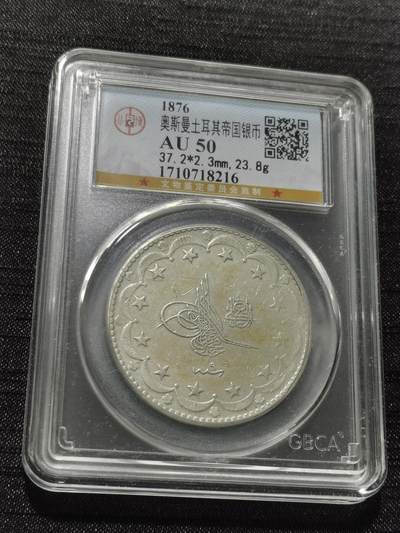 天下钱庄专场欢迎参拍 - 奥斯曼帝国土耳其20库鲁什银币