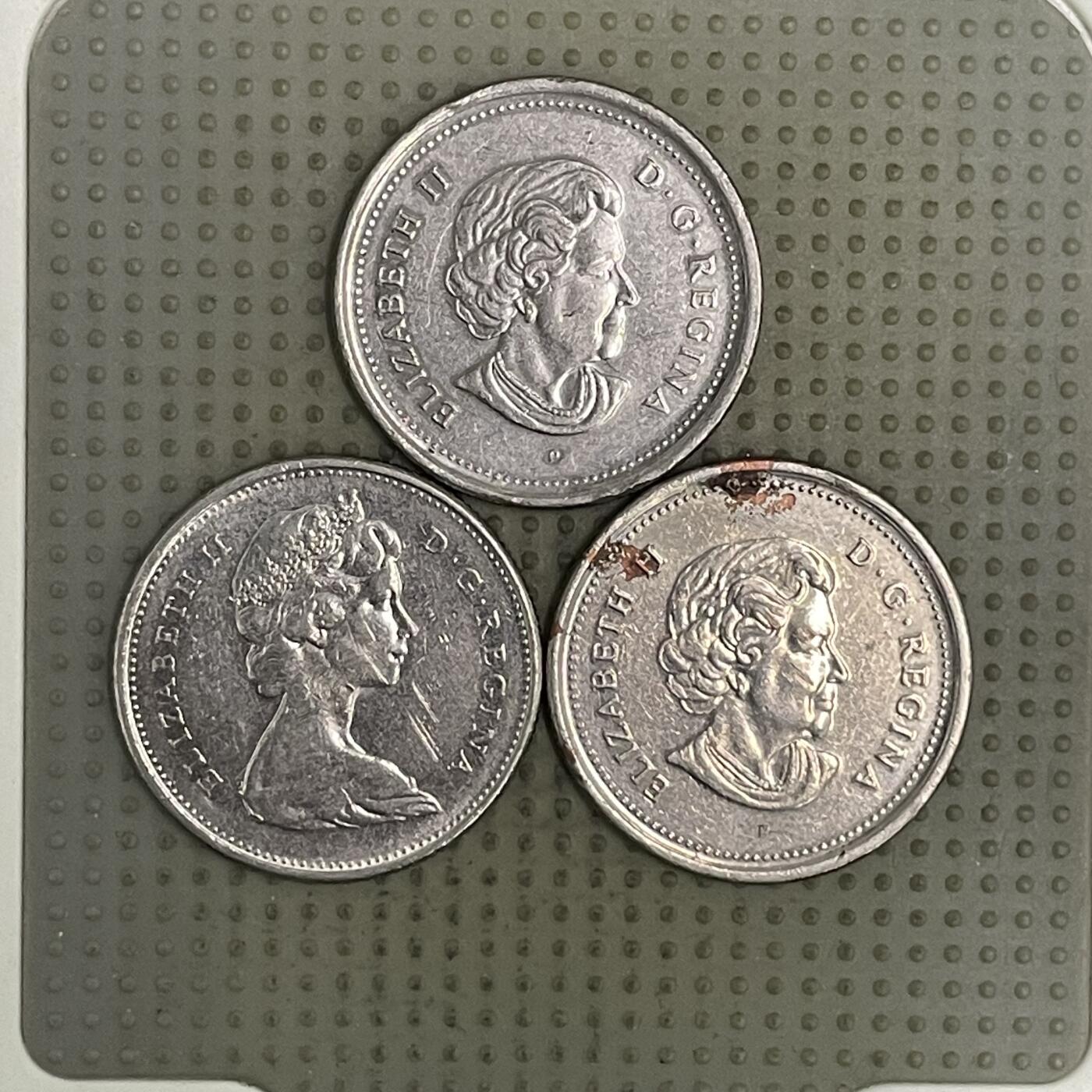 2026年第36场各国散币拍卖（总第186场） 加拿大25分3枚