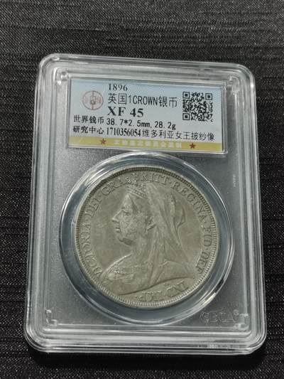 天下钱庄专场欢迎参拍 - 英国维多利亚披纱马剑银币