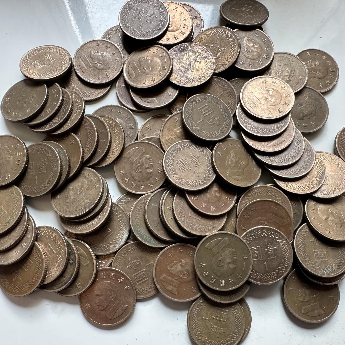 🌹外币初藏🌹🐯2026年第32场   每周二四六晚8️⃣点 接代拍 民国小一元 蒋头100枚