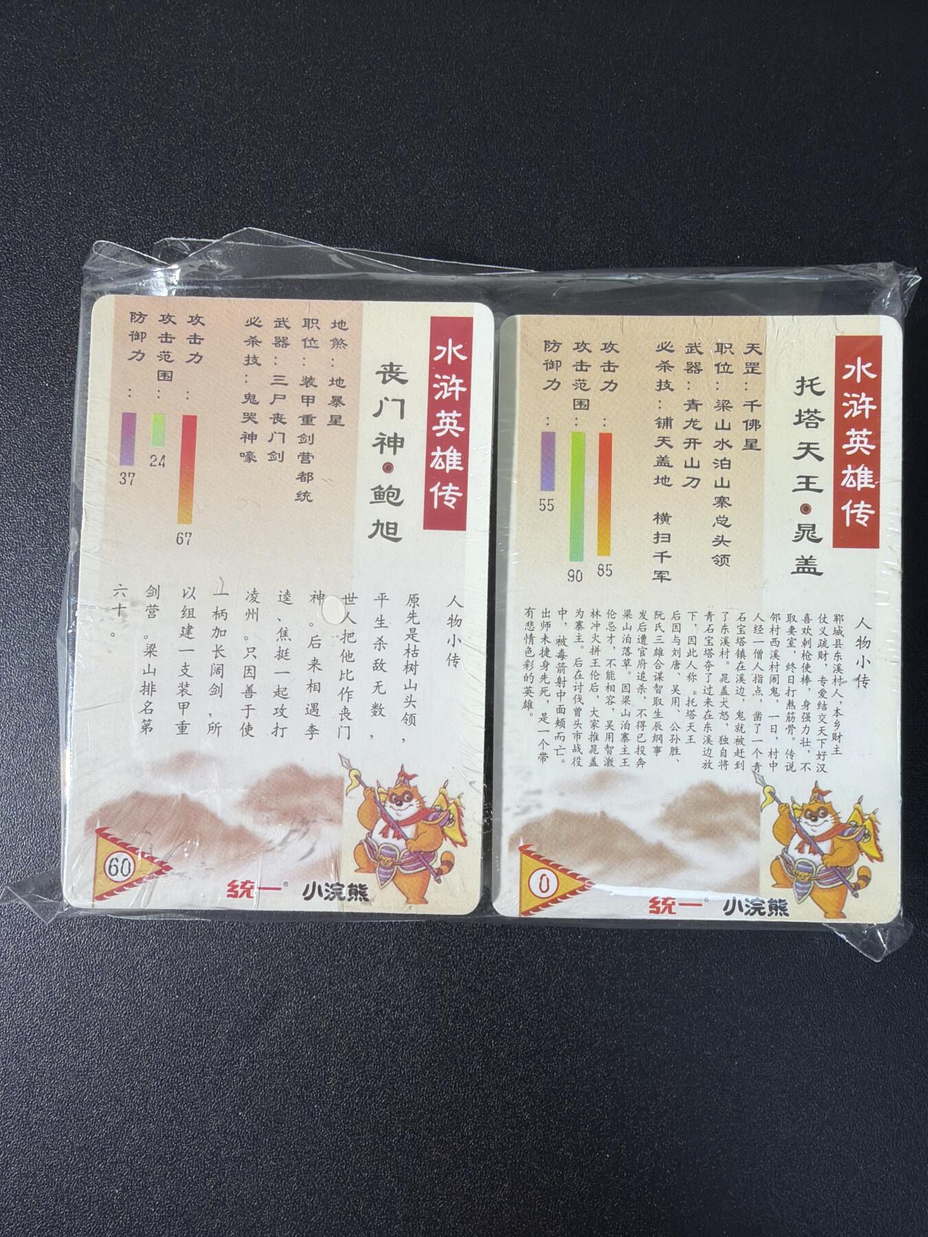 NO.27 好又多金牌大场，每周一站式配齐，方便凑单！（周6晚9点截拍，卖家送拍0抽成！） 【套卡】三郎小浣熊水浒初粗一套（全新未拆封）