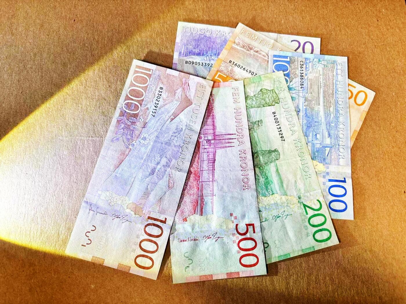 【Blue Auction】世界纸币精拍第797期——18级TOP拍卖/信誉/品质/专业/高效💫 【一组6张】瑞典 20-1000克朗 流通品相 