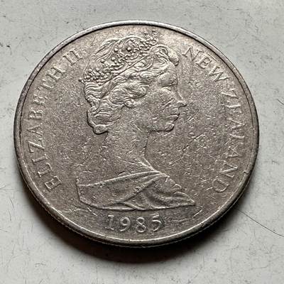 🌹外币初藏🌹🐯2026年第32场   每周二四六晚8️⃣点 接代拍 - 新西兰1985年浅浮雕10分 