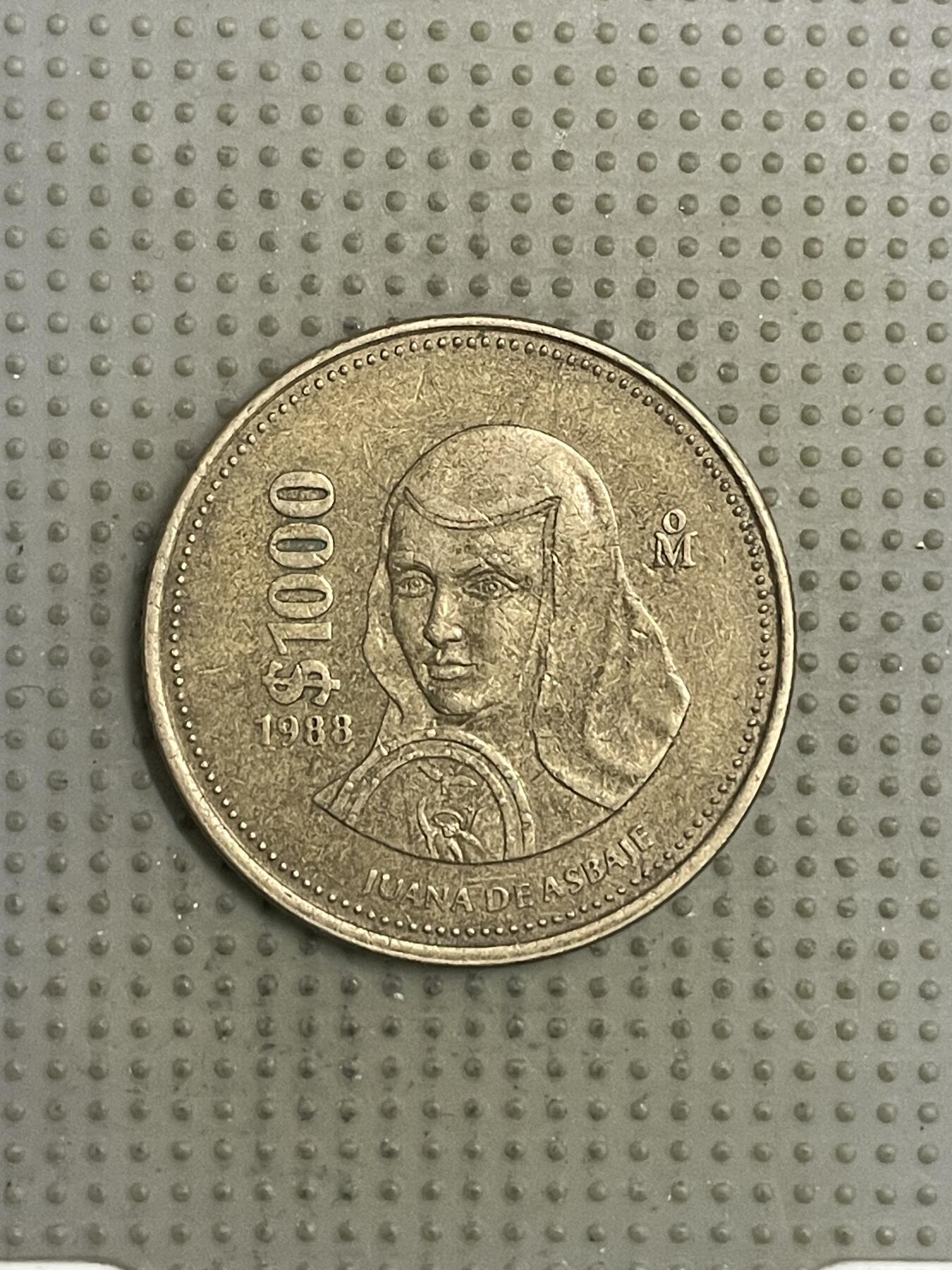 2026年第36场各国散币拍卖（总第186场） 墨西哥1988年1000比索