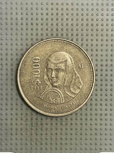 2026年第36场各国散币拍卖（总第186场） - 墨西哥1988年1000比索
