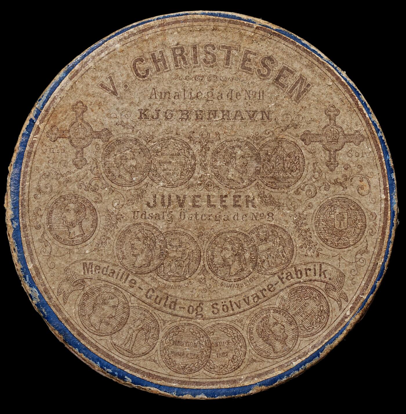 修遠堂世界钱币第108期  1872年哥本哈根北欧工业与艺术博览会奖章，白色金属，54.45mm，69.96g