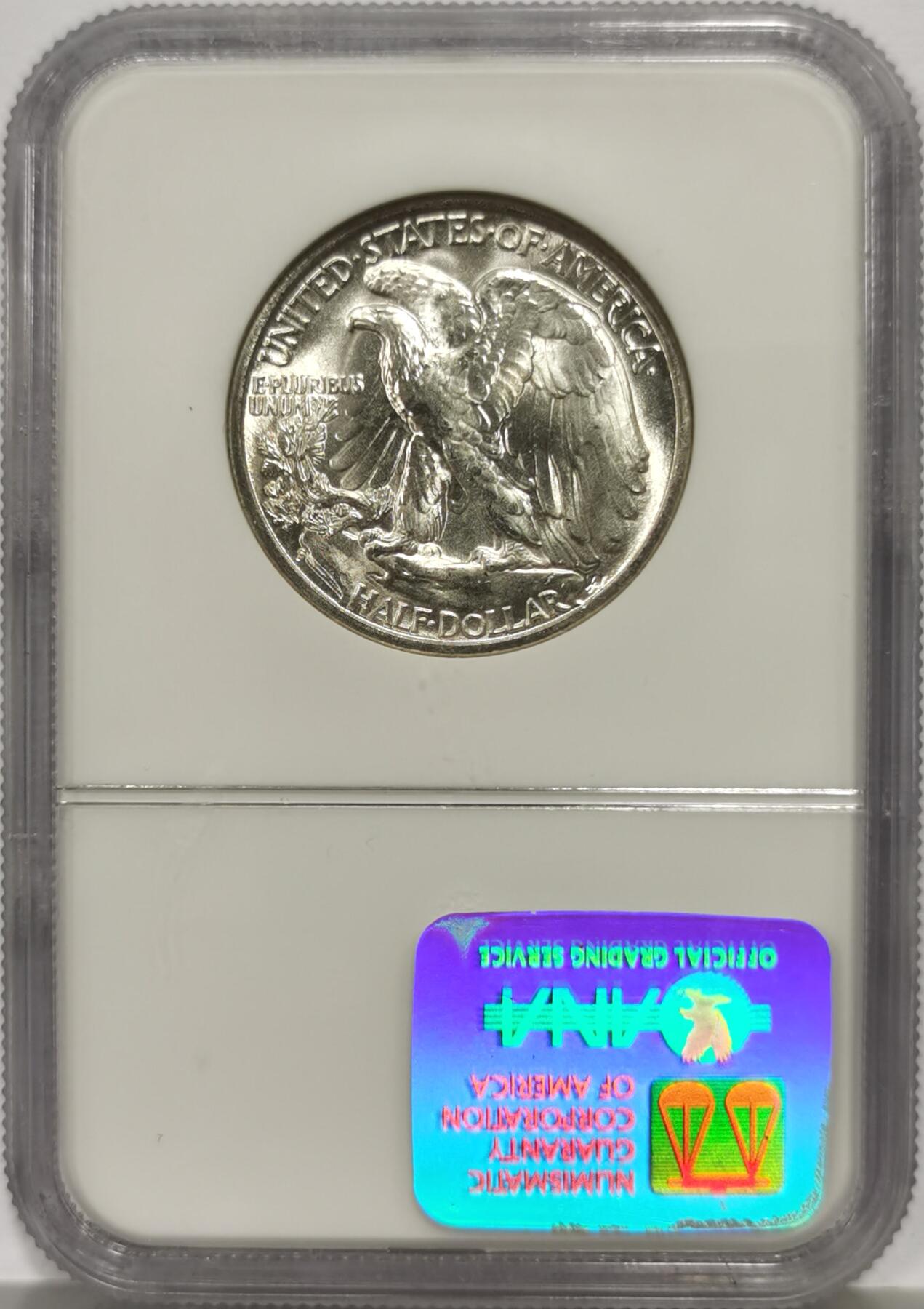 博洋堂“芳菲春韵”3月精品大拍专场暨第166期（全场包邮） NGC MS65 美国1946 S 行走女神半圆 麦稀奇所见最高分 老盒严评 源自于内华达收藏 收藏好物