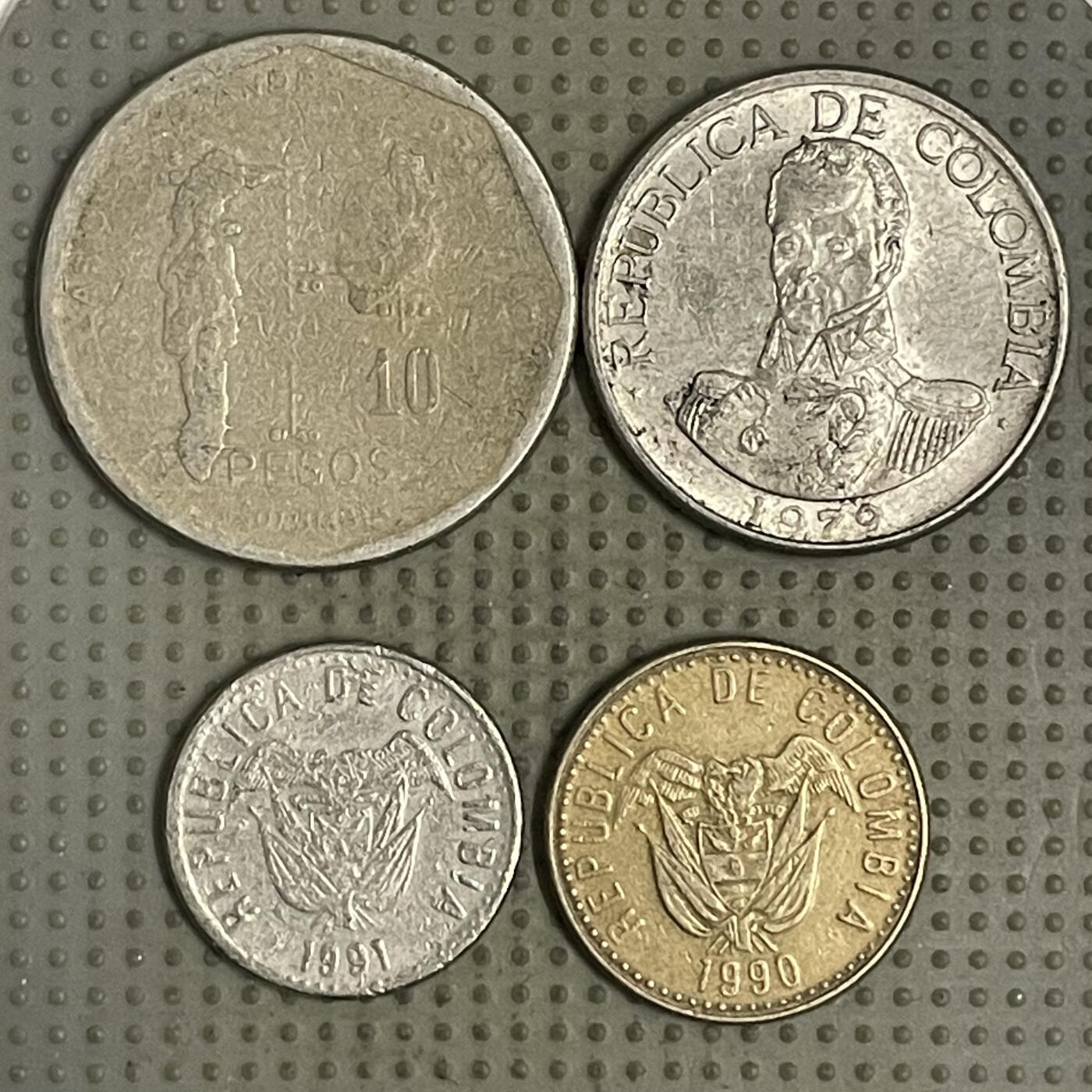 2026年第36场各国散币拍卖（总第186场） 哥伦比亚4枚