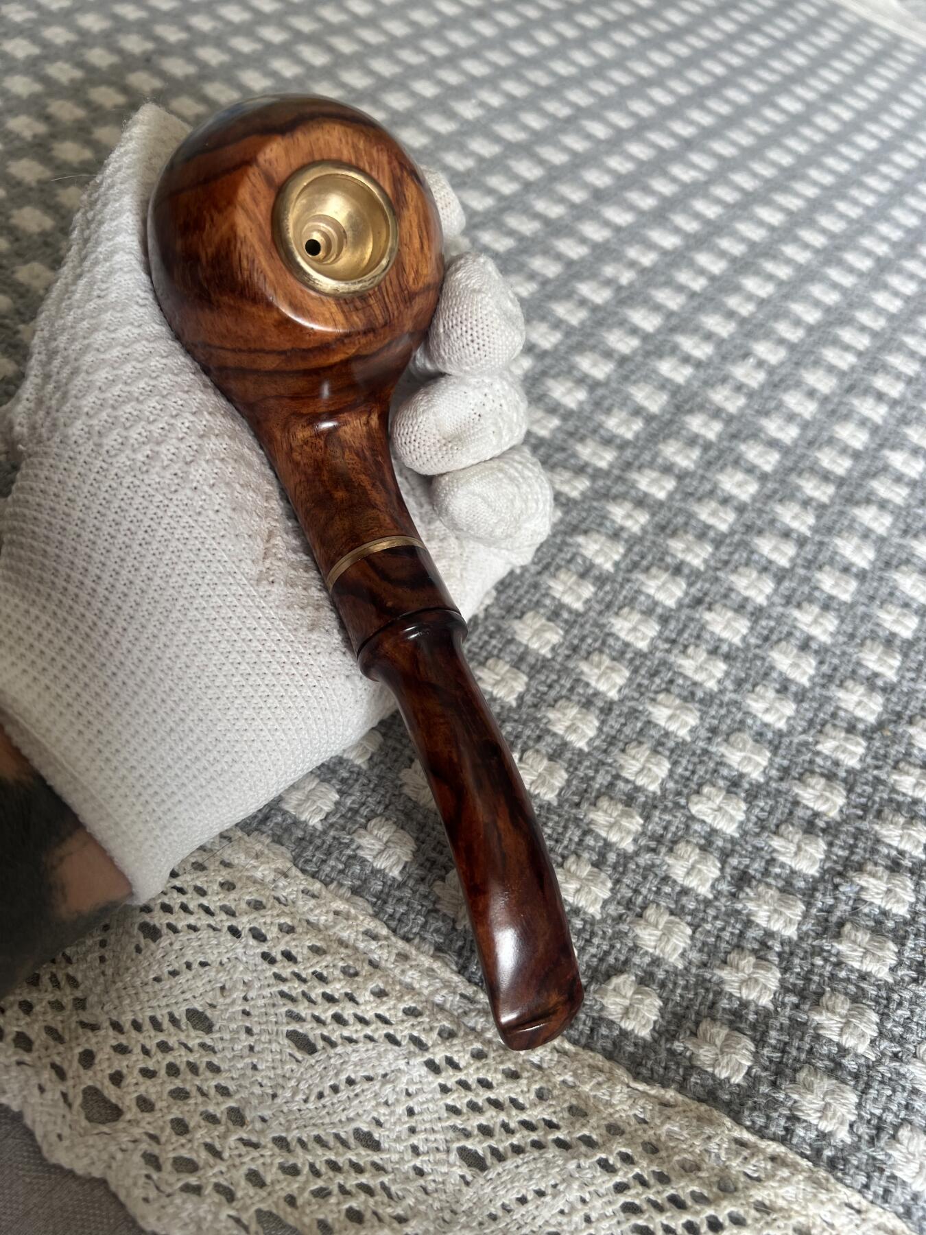 零元拍：海南黄花梨烟斗