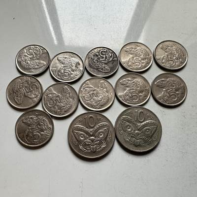 🌹外币初藏🌹🐯2026年第32场   每周二四六晚8️⃣点 接代拍 - 新西兰青年版5-10分 13枚