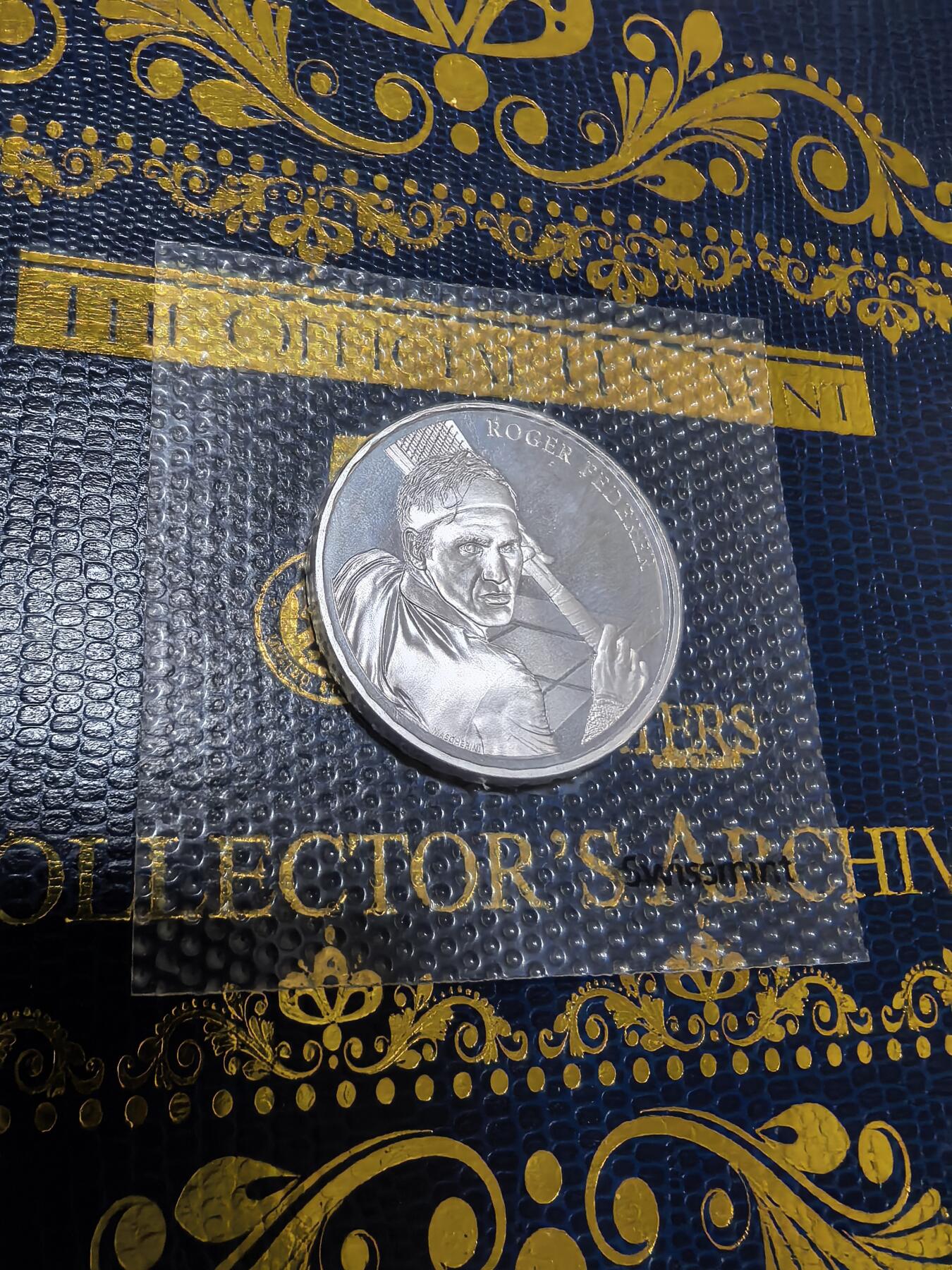 长老汇马年精选第十二场拍卖 2020瑞士网球天王费德勒20法郎银币，超受欢迎品种