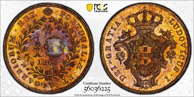 博洋堂世界钱币拍卖第165期（全场包邮） - PCGS UNC 葡属亚速尔群岛1865年10R铜币，名家旧藏