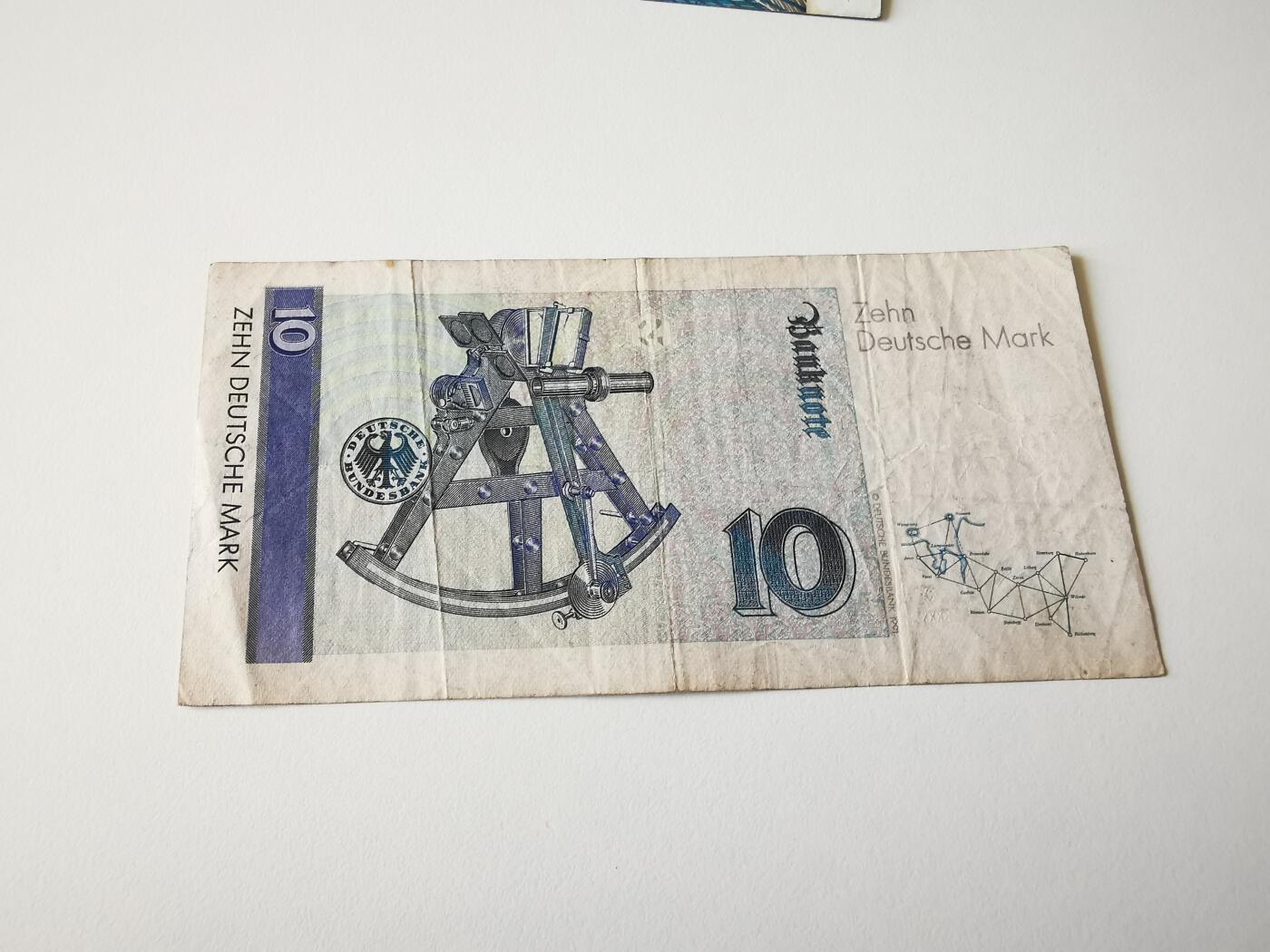 零零发流通品外国纸币拍卖 无佣金 德国10马克