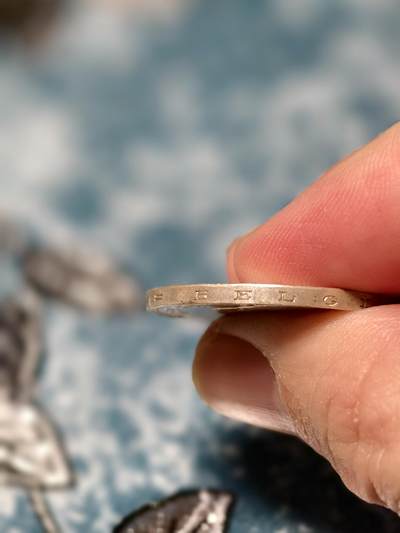 抚柳草堂-第二十六期章牌钱币  奖章勋章 满百包邮 放漏专场 1934比利时王国阿尔贝一世20法郎银币 重11.1g 原光极美品近未流通