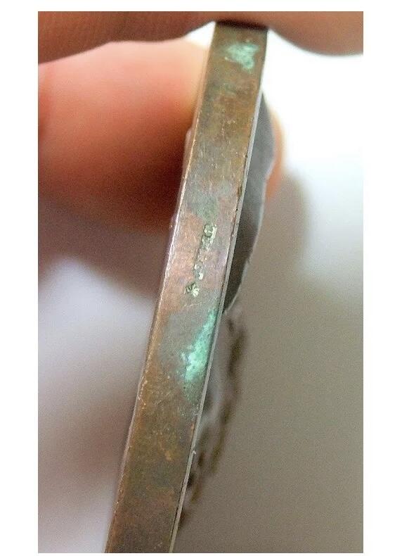 法国1862年 大科学家安培+雅卡尔 高浮雕精制大铜章 55MM