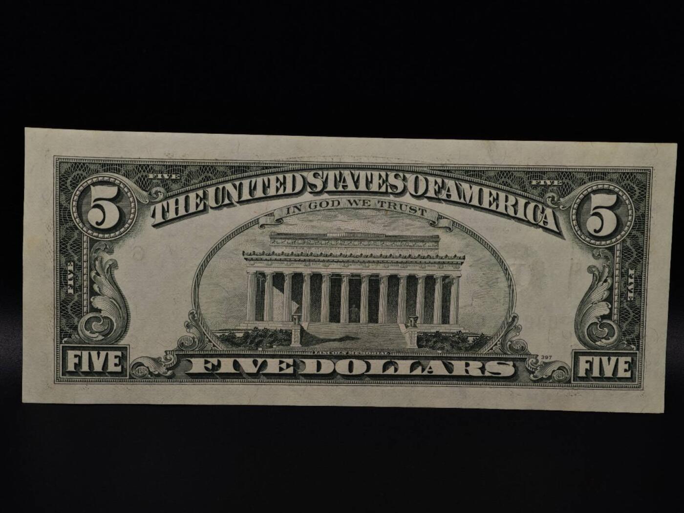  【淘币小摊】限时拍第八百八十二拍   纸币场    每周一统一发货 美国5美元纸币