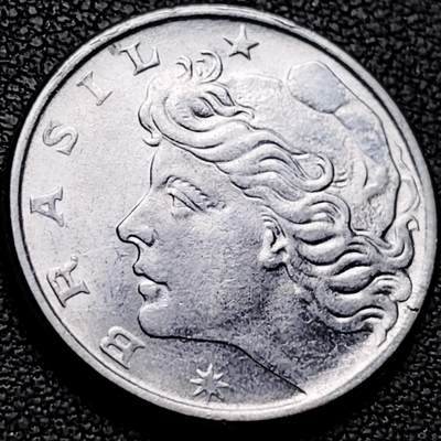 泉币菌-第214场-二月二龙抬头专场 拍品多 请提前出价（工作最近较忙 发货不及时，望理解） - 原光 巴西1970年10分 油井 自由女神 23mm 