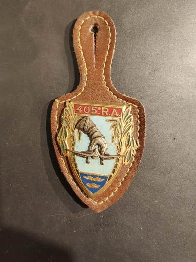 老王徽章第188期 - 法国陆军第405炮兵团证章