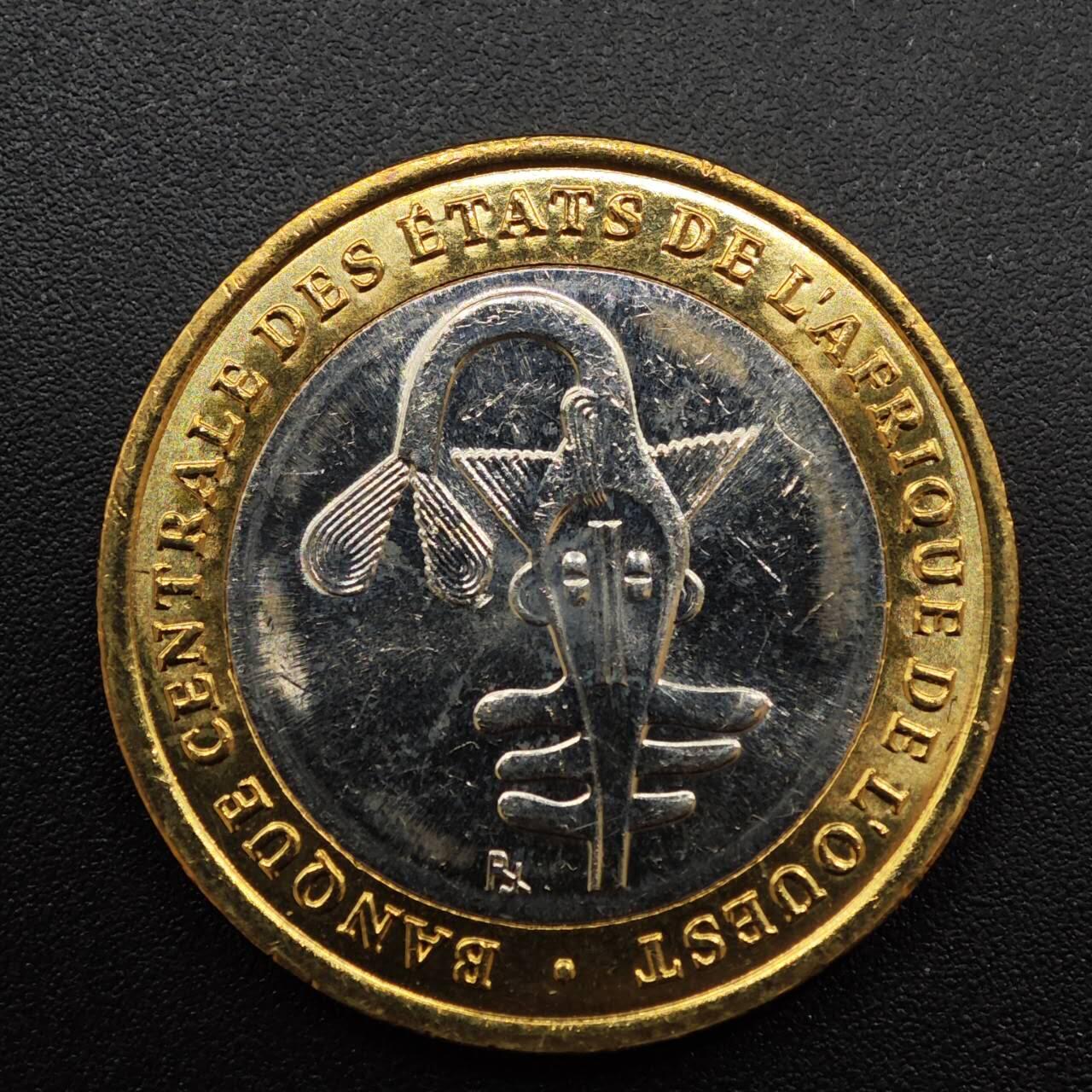 【淘币小摊】实时拍第八百八十一拍   小银币散币场    每周一统一发货 西非2004年500法郎双色币