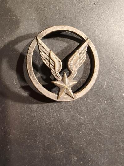 老王徽章第188期 - 法国陆军航空兵银色贝雷帽徽